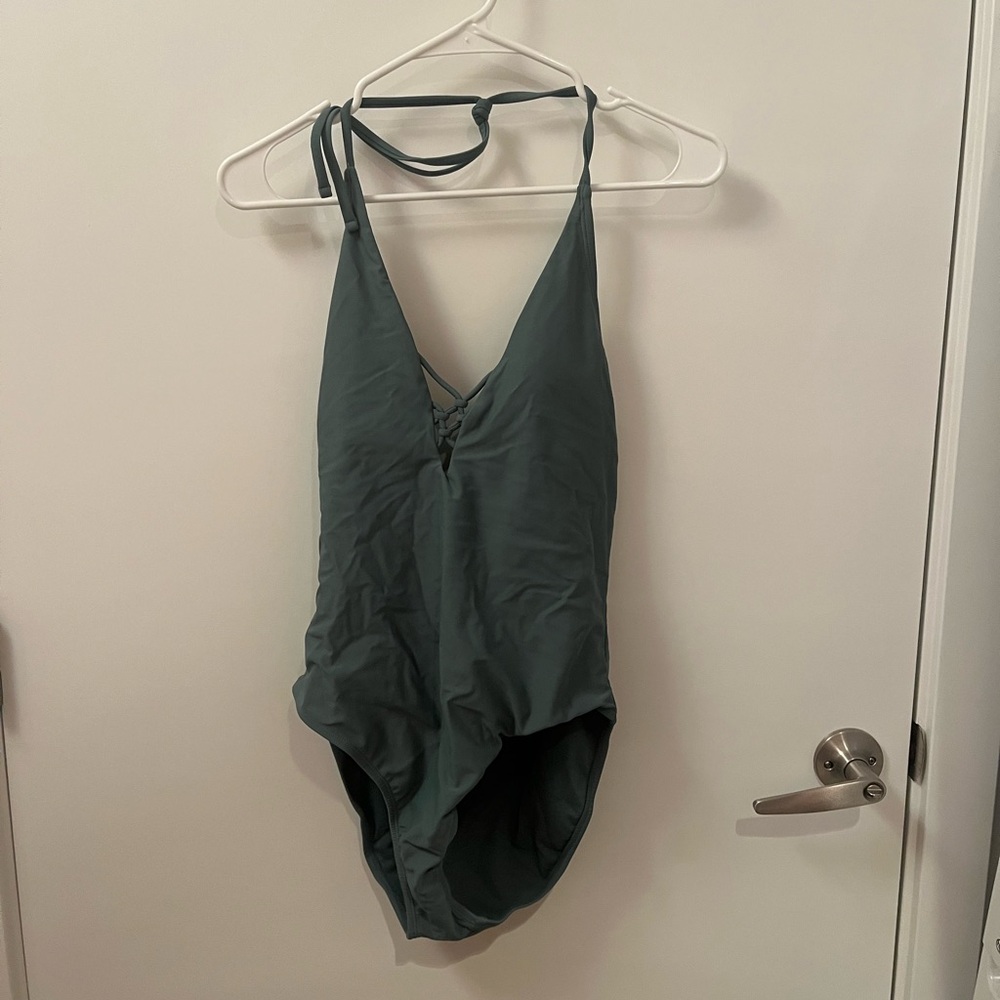 Target Brand Green One-Piece Swimsuit